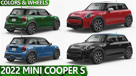 2022 Mini Cooper S - COLORS & WHEELS | Mini Cooper S 2022 - YouTube