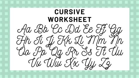 How To Write W In Cursive – Utaheducationfacts.com