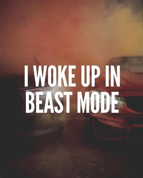 BEAST MODE ON! 🔋😈 #theclassypeople | Fitness inspiration quotes, How to ...