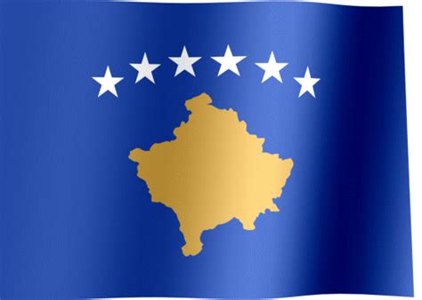 Kosovo Flag GIF | All Waving Flags