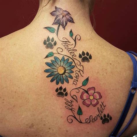 65 Best Paw Print Tattoo Meanings and Designs to Appreciate Your Pets ...