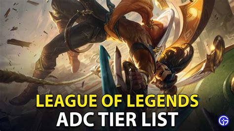 ADC Tier List: League Of Legends (LoL) January 2023