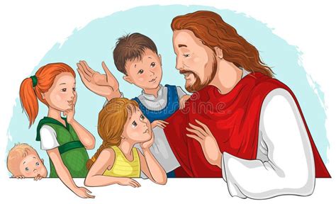 Jesus Kids Stock Illustrations – 3,779 Jesus Kids Stock Illustrations ...