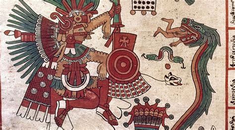 The Feathered Serpent Quetzalcoatl Was The Patron Of Aztec Priests Who ...