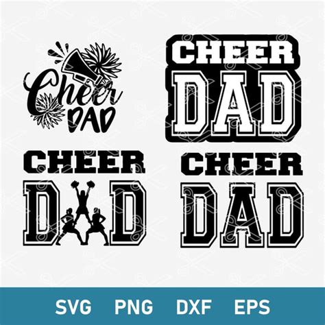 Cheer Dad Bundle Svg, Cheer Dad Svg, Cheerleadeader Svg, Png - Inspire ...