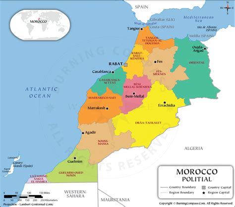 Morocco Map Regions