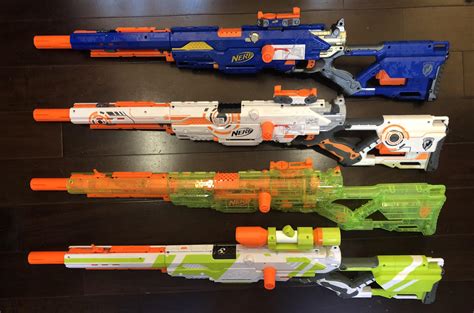 Complete collection！ N-Strike Longstrike! : r/Nerf