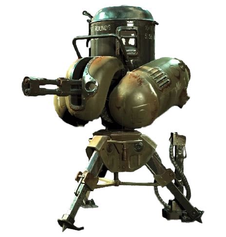 Automated turret (Fallout 4) | Fallout Wiki | Fandom Fallout 4 Weapons ...