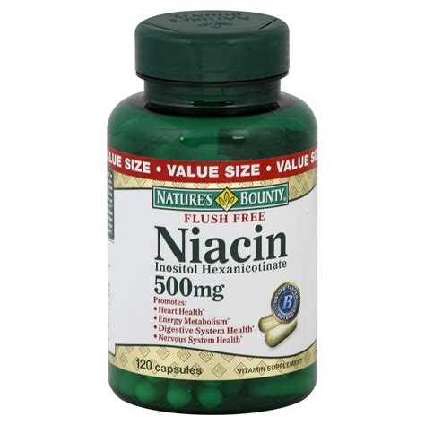 Flush Free Niacin 500 mg 120 ct