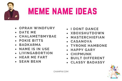 450+ Meme Names That Are Weird, Cool, And Odd