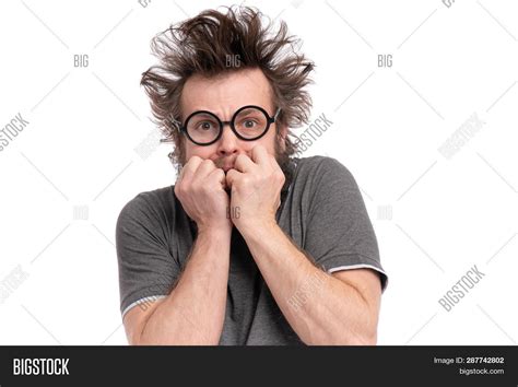 Crazy Scared Man Funny Image & Photo (Free Trial) | Bigstock