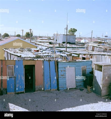 Download this stock image: Khayelitsha Township in Cape Town in South ...