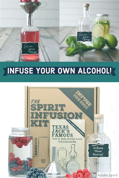 The SPIRIT INFUSION KIT - Infuse Your Booze! 70+ Homemade Flavored ...