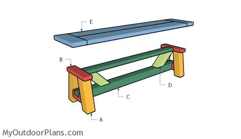 DIY Farmhouse Bench Plans | MyOutdoorPlans | Free Woodworking Plans and ...