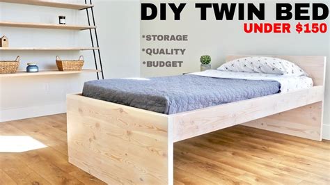 Diy Twin Bed Frame With Storage - LAX Storage Platform Bed | Diy ...