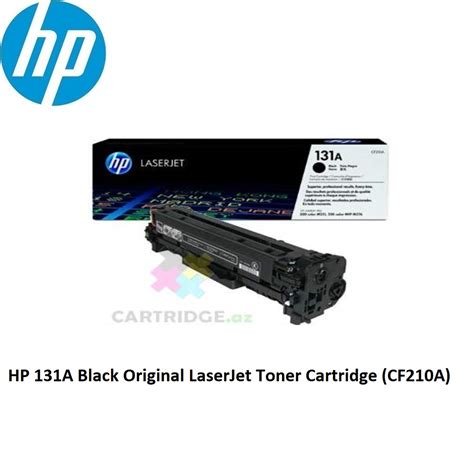 HP 131A Black Original LaserJet Toner Cartridge (CF210A)