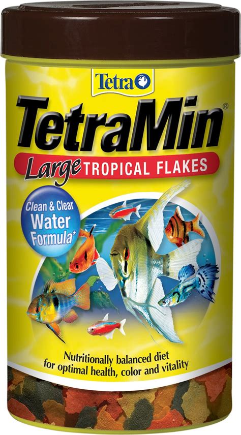 TetraMin Large Tropical Flakes Fish Food, 5.65-oz jar - Chewy.com