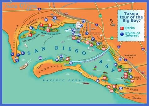 San Diego Map Tourist Attractions - ToursMaps.com