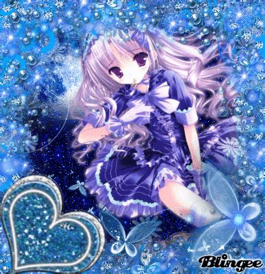 Moonlight Anime Girl Picture #118626671 | Blingee.com