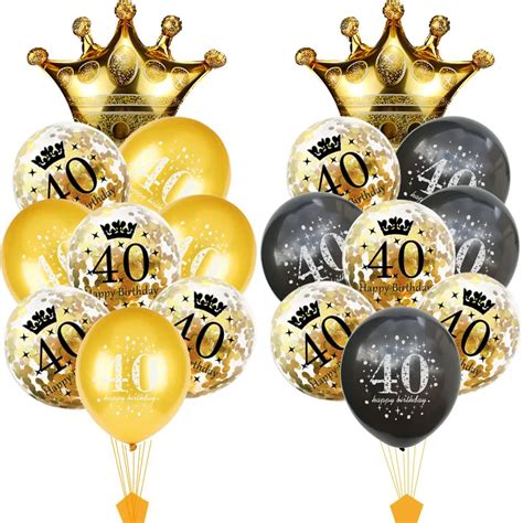 40 Baloons Birthday Balloons Party 40th Birthday Party Decorations ...