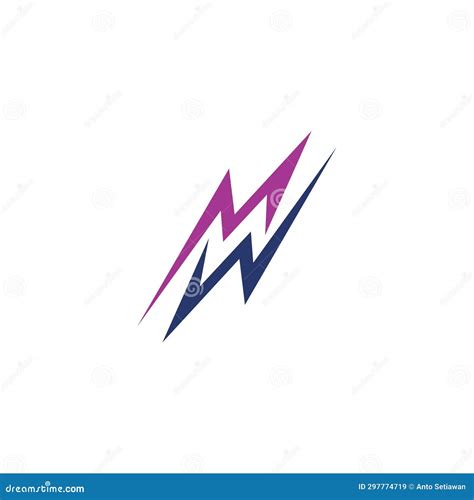 MW Logo Simple Design stock illustration. Illustration of identity ...