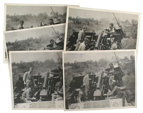 Sold Price: Lot of 5 WWII photos American howitzer crew - December 6 ...