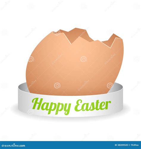 Vector Cartoon Broken Egg Stock Photo - Image: 38209520