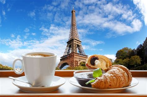 Coffee with Croissants in Paris jigsaw puzzle in Puzzle of the Day ...