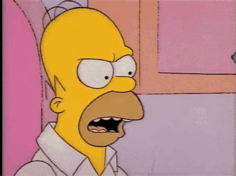 Simpsons Homer GIF - Simpsons Homer Anger - Discover & Share GIFs