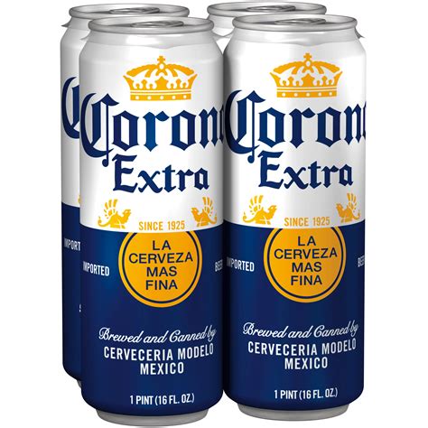 Corona Extra Lager Mexican Beer 4 pk Cans - Shop Beer at H-E-B