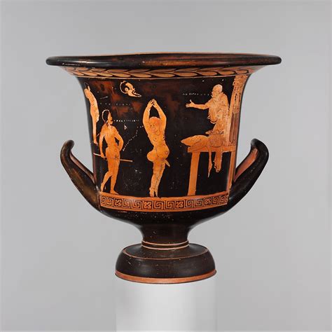 Attributed to the Dolon Painter | Terracotta calyx-krater (mixing bowl ...