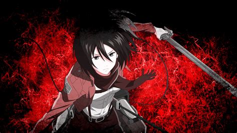 3840x2160 Resolution Mikasa Ackerman 5K 4K Wallpaper - Wallpapers Den