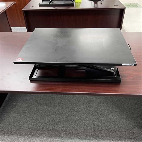 28" Stand Ready Desk Riser, Various Colors | Office Furniture Liquidations