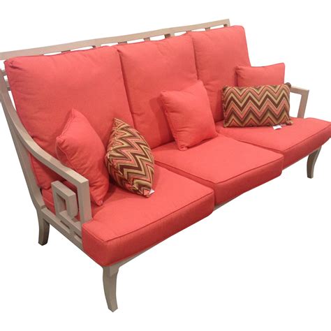 Lane Venture Outdoor Sofa, Peach Color | Chairish