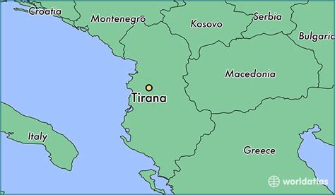 Where is Tirana, Albania? / Tirana, Tirane Map - WorldAtlas.com