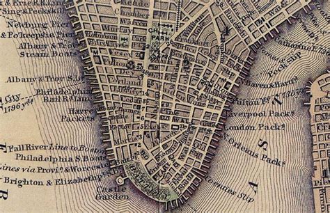 Image result for lower manhattan 1890 | Nyc map, Map of new york, New ...