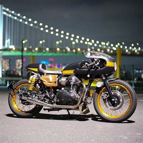 Kawasaki W800 café racer | カフェレーサー, W650 カスタム, カフェレーサーバイク