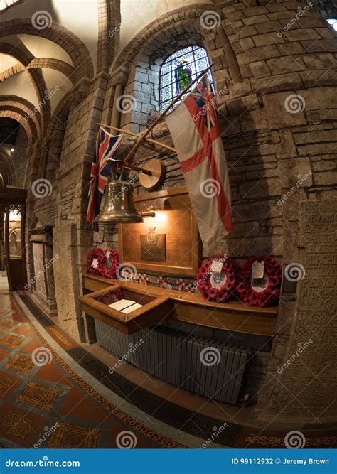 HMS Royal Oak Memorial in St. Magnus Cathedral Editorial Photography ...