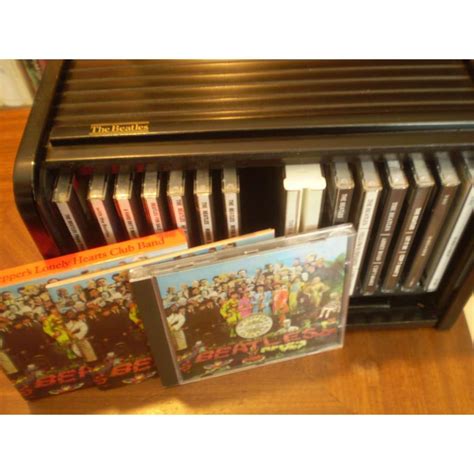 The beatles box set / wooden roll box 16 cd (13 albums dont 1 double ...