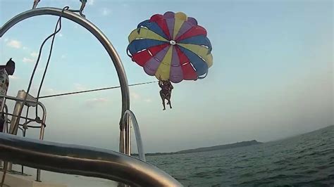 Parasailing in Baga Beach | Water Sports| Goa Beach | Goa, India - YouTube