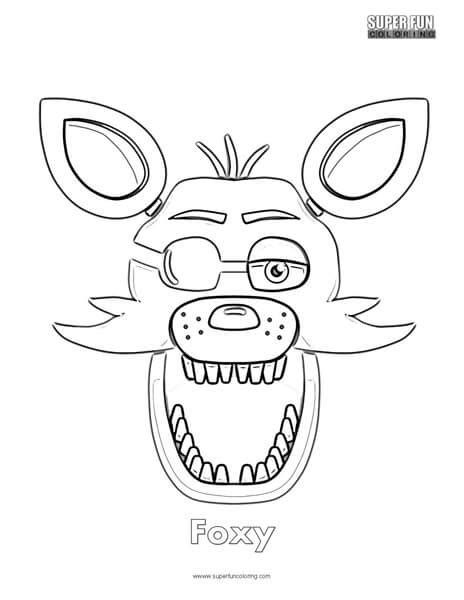 Foxy Coloring Pages | Coloringnori - Coloring Pages for Kids