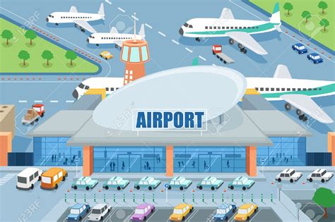 Airport Terminal Clip Art