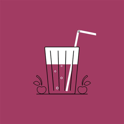 Vector illustrations of drinks on Behance