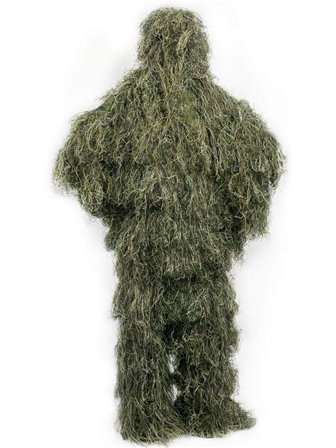 New Ghillie Suit M/L Camo Woodland Camouflage Forest Hunting 3D 4-Piece ...