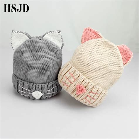 Aliexpress.com : Buy 2018 New Winter Cat Beanie Hat Women Sweet Cute ...