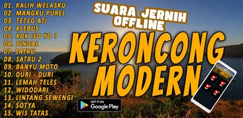 Keroncong Modern Offline 2023 - Apps on Google Play