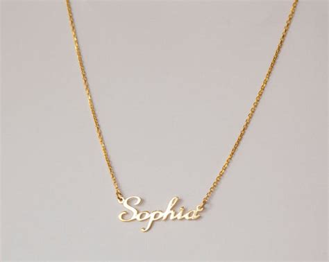 Custom Name Necklace - Sophia/Mandy – Dress & Dwell