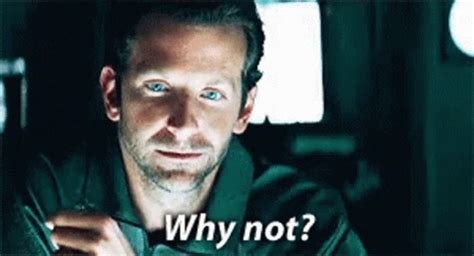 Why Not Bradley Cooper GIF - WhyNot Why BradleyCooper - Discover ...