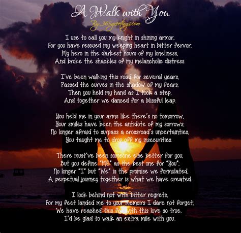 Love Poems For Him 4 – A Walk With You