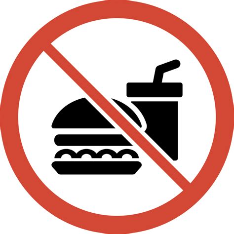 Free Clipart: No Food or Drink Sign | libberry | Drink signs, Clip art ...